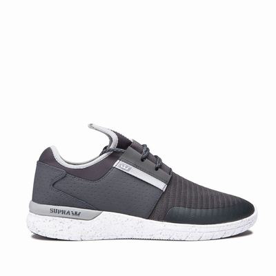 Supra FLOW RUN - Miesten Tennarit - Harmaat